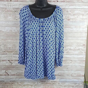 Michael Kors | Top | Soft Fabric | Blue | Size M | Long Sleeves